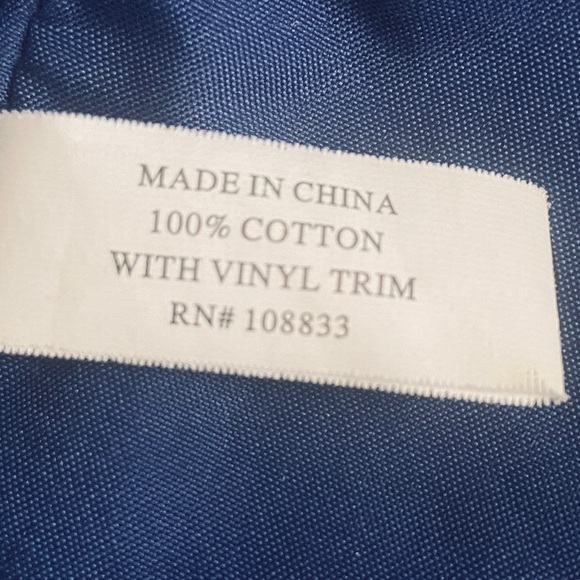 Lily Bloom Tote Shoulder Bag Large Cotton Canvas Floral Footed Vegan Leather - Picture 14 of 14